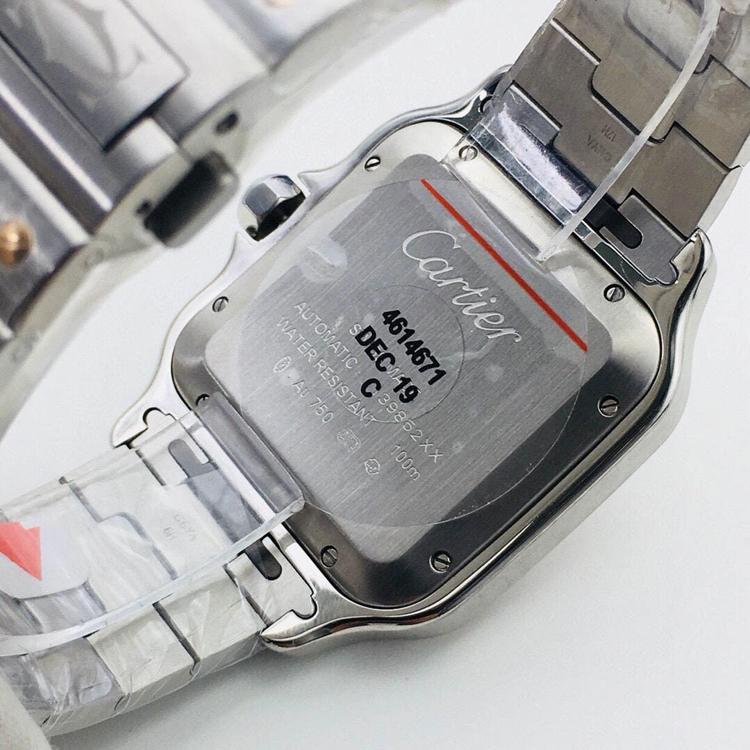 Cartier Santos Couple Watch Size: 39.8mm x 47.5*9.08mm - Image 7