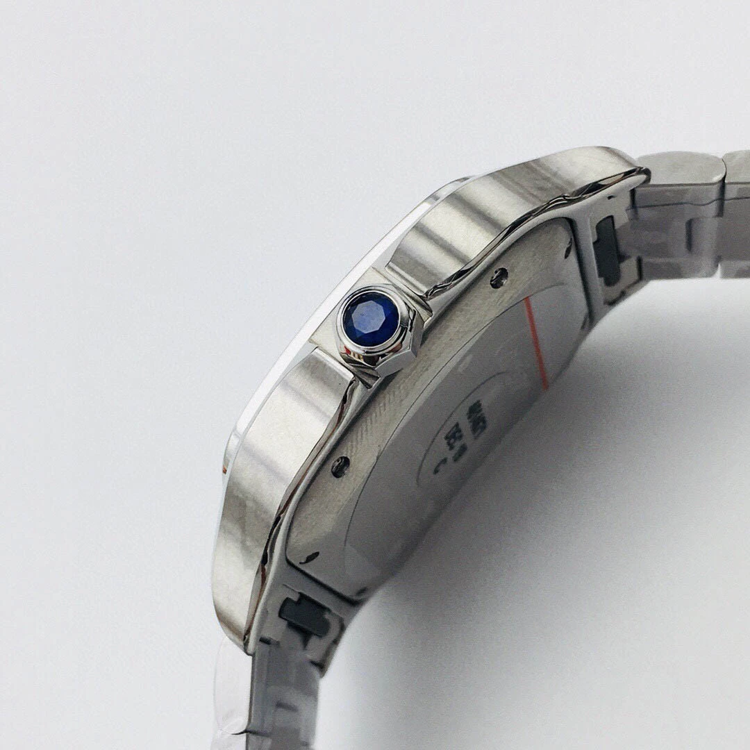 Cartier Santos Couple Watch Size: 39.8mm x 47.5*9.08mm - Image 9