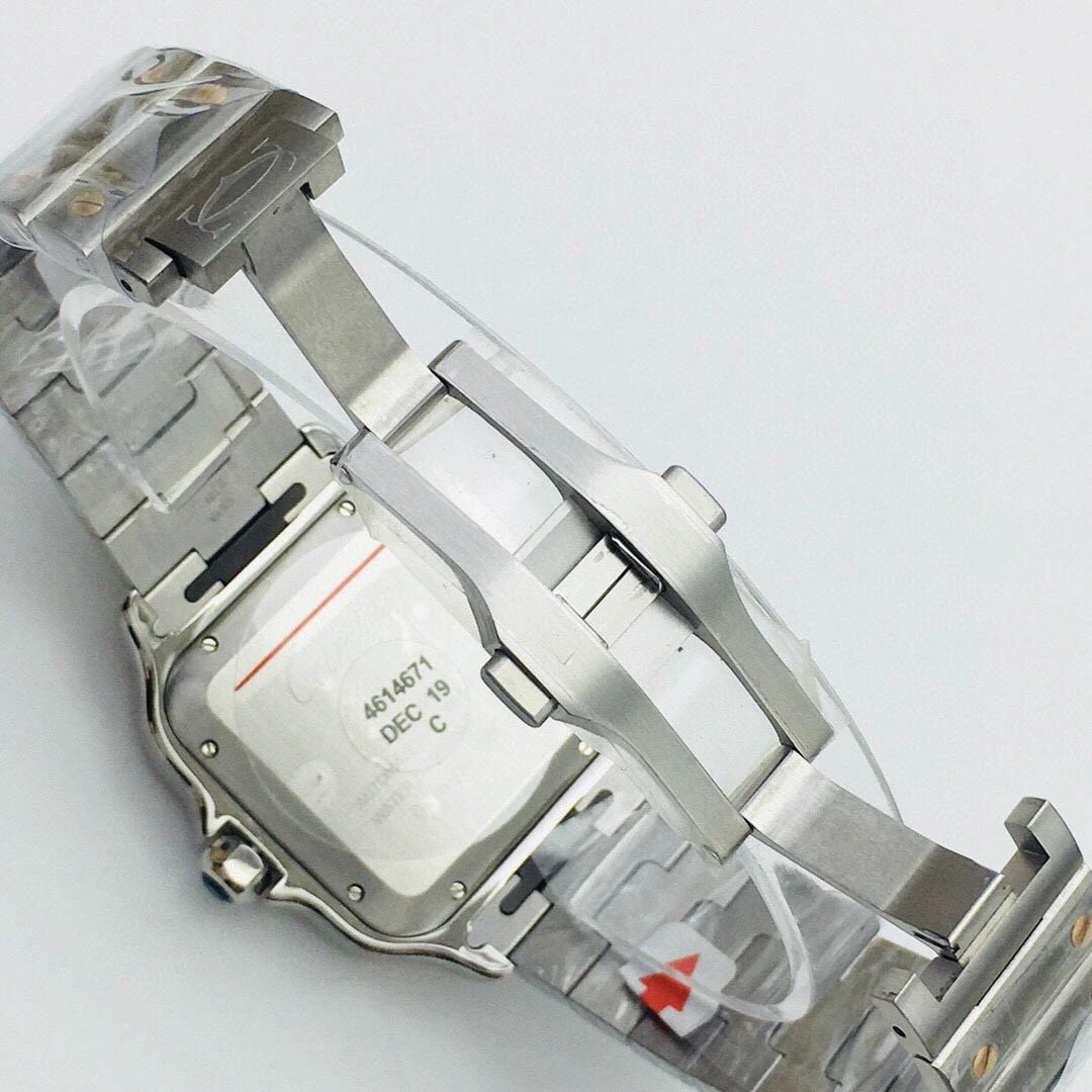 Cartier Santos Couple Watch Size: 39.8mm x 47.5*9.08mm - Image 6