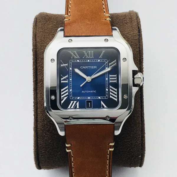 Cartier Santos Couple Watch Size: 39.8mm x 47.5*9.08mm - Image 6