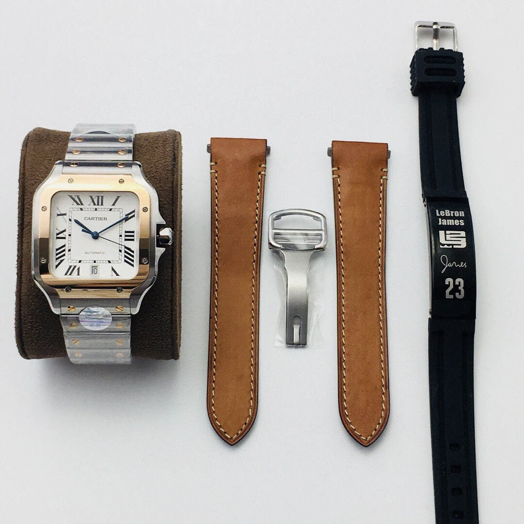 Cartier Santos Couple Watch Size: 39.8mm x 47.5*9.08mm