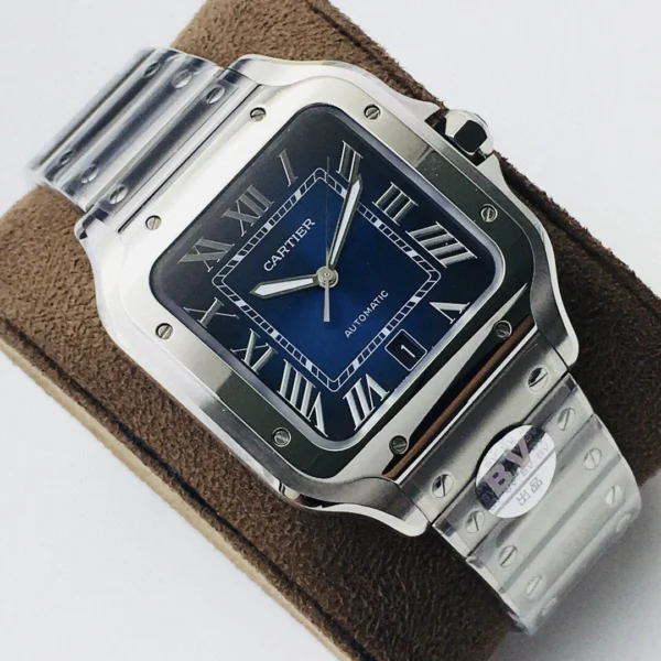 Cartier Santos Couple Watch Size: 39.8mm x 47.5*9.08mm - Image 3