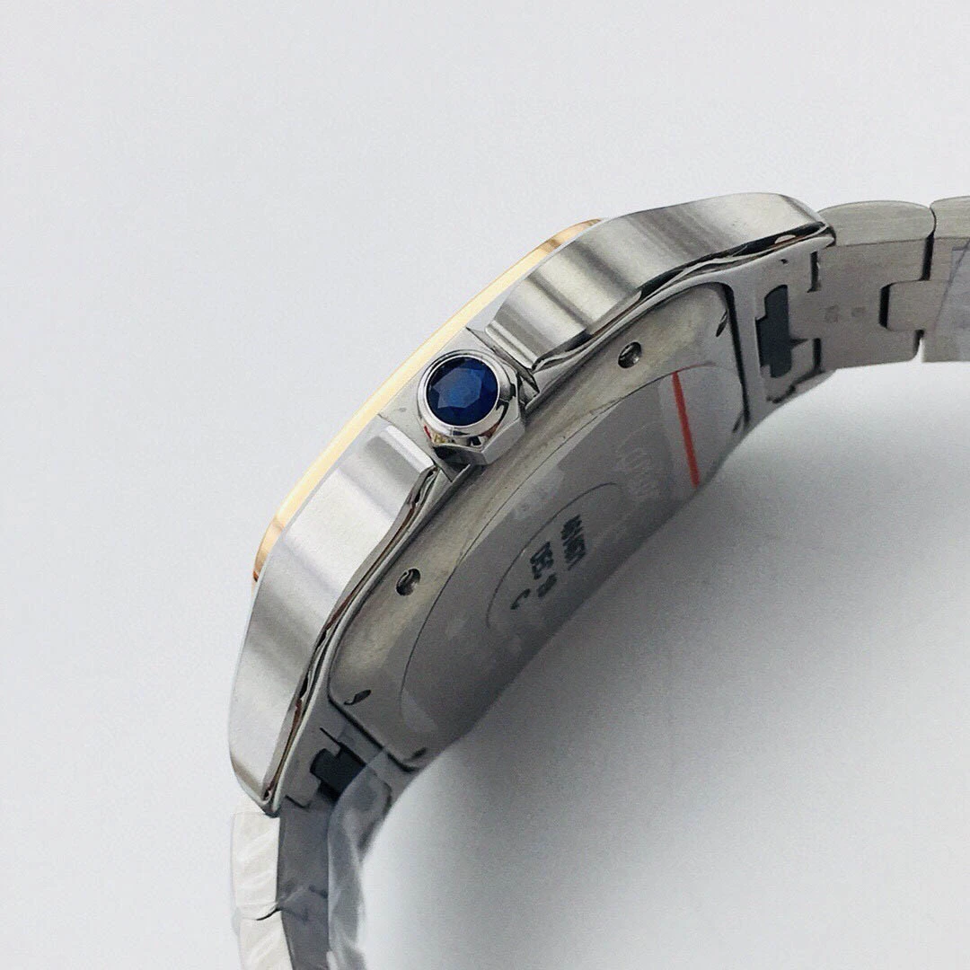 Cartier Santos Couple Watch Size: 39.8mm x 47.5*9.08mm - Image 2