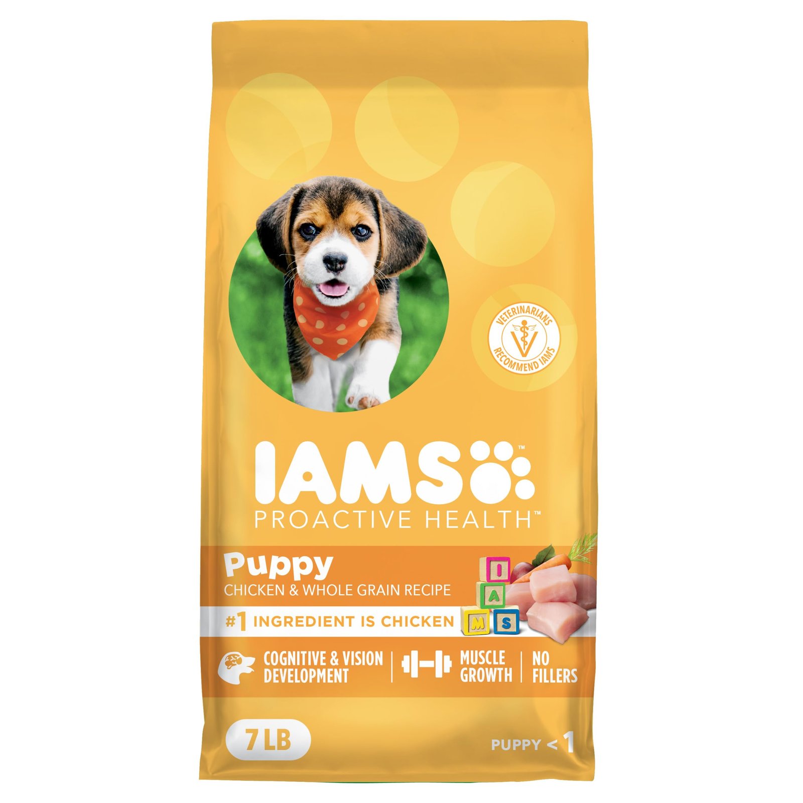 Iams Proactive Health Minichunks with Real Chicken & Whole Grains Dry Dog Food, 30-lb bag