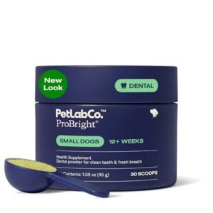 PetLab Co. ProBright Advanced Dental Powder for Dogs, Small Dogs: 1.59-oz jar