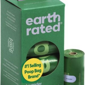 Earth Rated Dog Poop Bags, Refill Rolls, Lavender Scented, 120 count