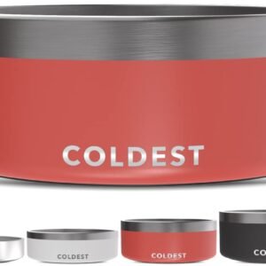 Outward Hound Fun Feeder Slow Feeder Dog Bowl, Blue, 4-cup