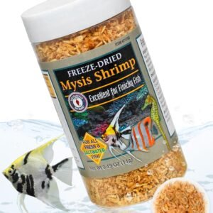 San Francisco Bay Brand Freeze-Dried Mysis Shrimp Fish Treats, 0.89-oz jar
