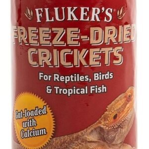 Fluker's Freeze-Dried Crickets Reptile Treats, 1.2-oz jar