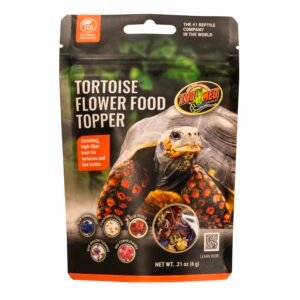 Zoo Med Tortoise & Box Turtle Flower Food Topper, 0.21-oz bag