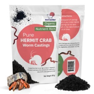 Snout and Shell Hermit Crab Worm Castings Supplement, 85-g bag