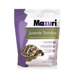 Mazuri Juvenile Tortoise Diet Low Starch Food, 8-oz bag