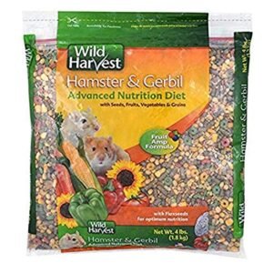Wild Harvest Advanced Nutrition Complete & Balanced Diet Hamster & Gerbil Food, 4-lb bag