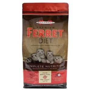 Marshall Select Chicken Formula Ferret Food, 4-lb bag