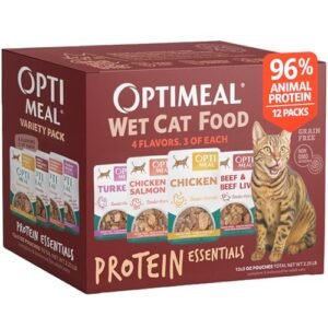 Tiki Cat Born Carnivore Broths Variety Pack Grain-Free Wet Cat Food Topper, 1.3-oz pouch, case of 12