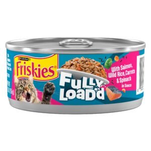 Friskies Fully Load’d Chicken, Salmon, & Tuna Variety Pack Wet Cat Food, 5.5-oz. can, 12 count
