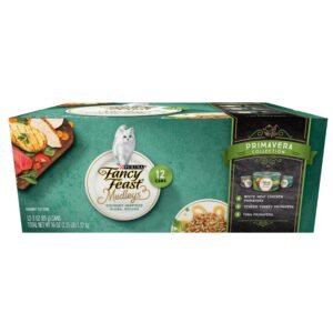 Fancy Feast Medleys Primavera Collection Adult Chicken Turkey & Tuna Variety Pack in Broth Gourmet Wet Cat Food, 3-oz, case of 12