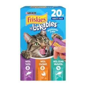 Hartz Delectables Lickable Treat Stew Non-Seafood Variety Pack Lickable Cat Treats, 1.4-oz pouch, 12 count