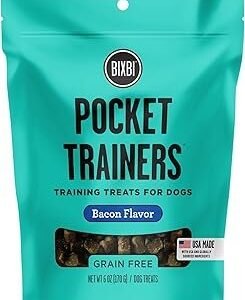BIXBI Pocket Trainers Bacon 6oz Dog Treats