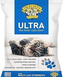 Dr. Elsey's Ultra UnScented Clumping Clay Cat Litter 40 lb. Bag