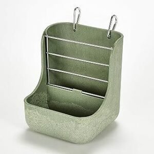 Kaytee Hay & Food Bin Feeder With Quick Locks For Pet Rabbits, Chinchillas, Guinea Pigs and Other Small Animals