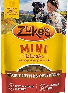 Zuke`s Mini Naturals Dog Treat Peanut Butter 1lb