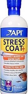 API STRESS COAT Aquarium Water Conditioner 16-Ounce Bottle