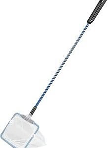 AQUANEAT Aquarium Fish Net, Small Fish Tank Cleaning Net, Food Wastes Skimmer for Small Ponds and Pools