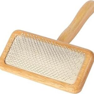 Dog Slicker Brush for Shedding & Grooming - Professional Dog Brush and Cat Brush with Coated Tips & Air-Cushion Design, Deshedding Tool Removes Undercoat Tangles & Loose Fur for Long/Short Hair Pets