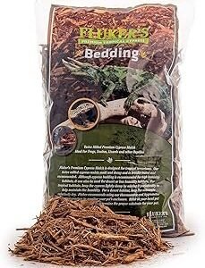 Fluker's Premium Tropical Cypress Bedding for Reptiles, 10 Pound (Pack of 1)