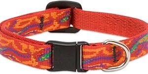 LupinePet Originals 1/2" Go Go Gecko Cat Safety Collar , 8-12"