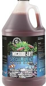 MICROBE-LIFT Special Blend Aquarium Treatment, Fish Tank Water Conditioner for Freshwater and Saltwater Tanks, Helps with Aquarium Algae Control and Odor, 1 Gallon (SBHG1)