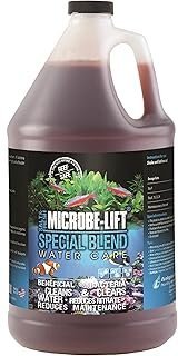 MICROBE-LIFT Special Blend Aquarium Treatment, Fish Tank Water Conditioner for Freshwater and Saltwater Tanks, Helps with Aquarium Algae Control and Odor, 1 Gallon (SBHG1)