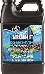 MICROBE-LIFT Xtreme Water Conditioner Treatment for Aquariums and Fish Tanks, All-in-One Treatment for Freshwater and Saltwater Fish Aquarium, 64 Ounces