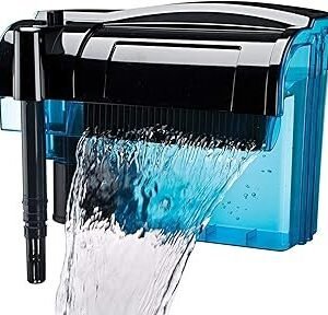 Penn-Plax Cascade 300 Power Filter – Hang-On Filter with Quad Filtration – Great for Freshwater and Saltwater Setups