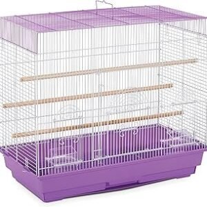 Prevue Pet Products SP1804-3 Flight Cage, Lilac/White,26" L x 14" W x 22 1/4" H