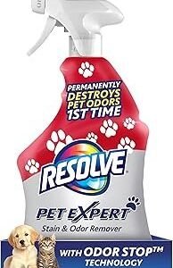 Resolve Pet Expert Stain and Odor Remover, Carpet Cleaner, Pet Stain and Odor Remover, Carpet & Upholstery Cleaner - Removes Stains and Odors, 22 oz